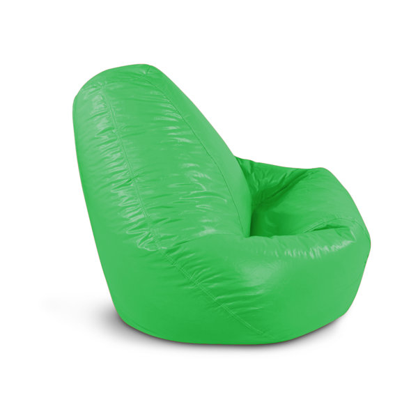 Ebern Designs Large Faux Leather Bean Bag Chair & Lounger & Reviews